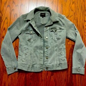 Liverpool gray denim jacket.